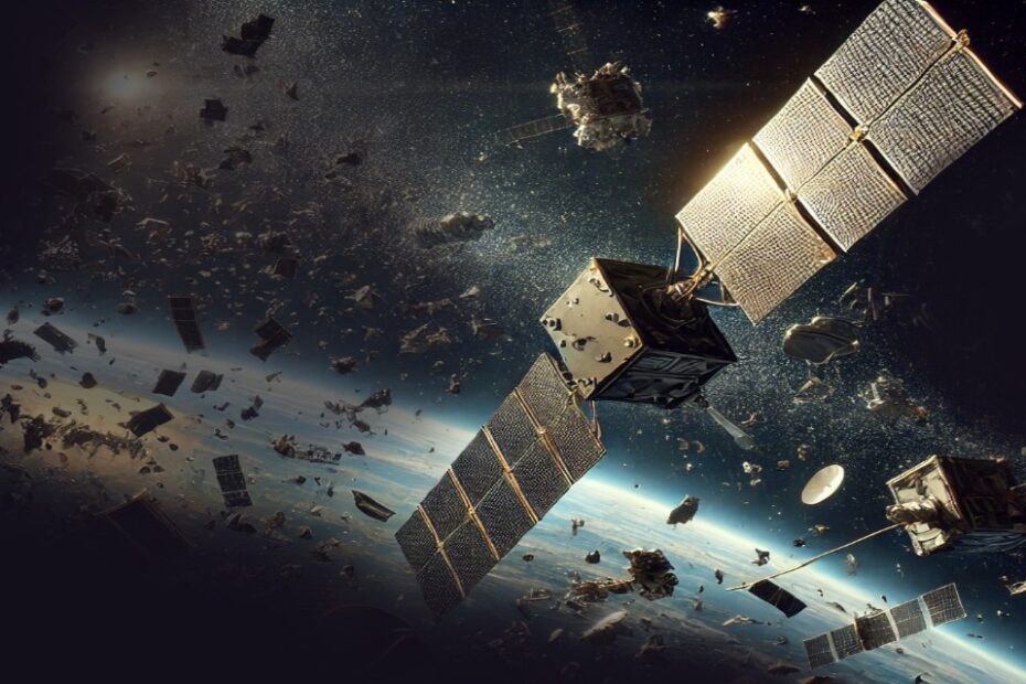 Satellite IoT constellation Space Debris in LEO