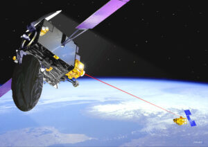 Laser communications for satellite IoT