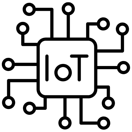 An icon representing IoT connectivity