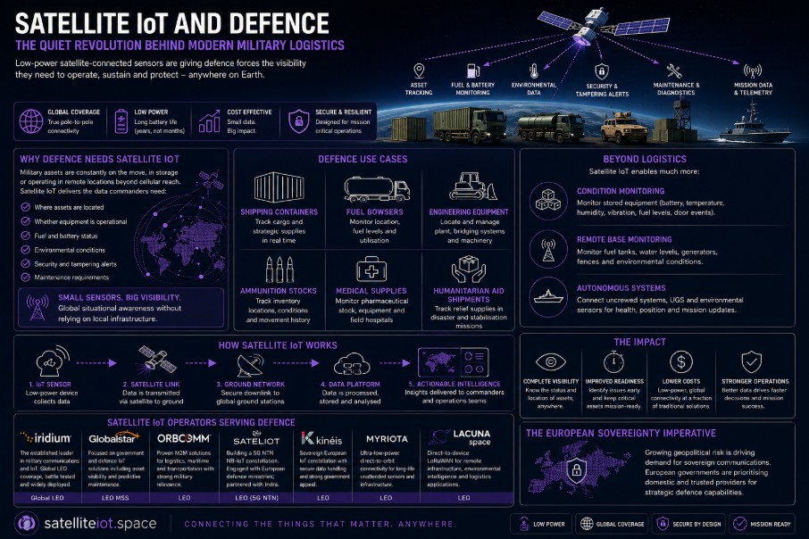 Satellite IoT in the Defence Sector